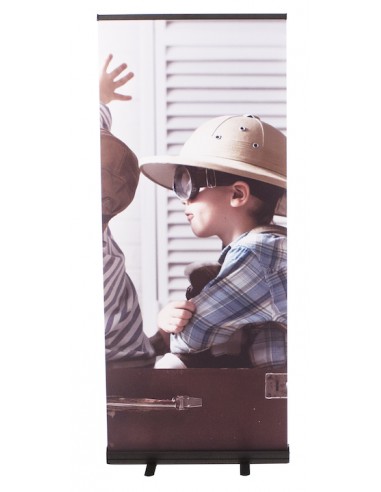 Roll-Up Banner Basic Negro