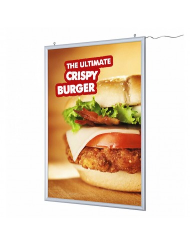 Marcos de Aluminio A0 LED. 2 Caras