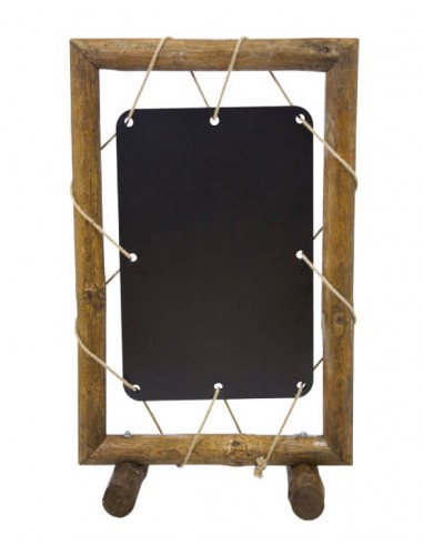 Caballete Pizarra Rustic. Madera