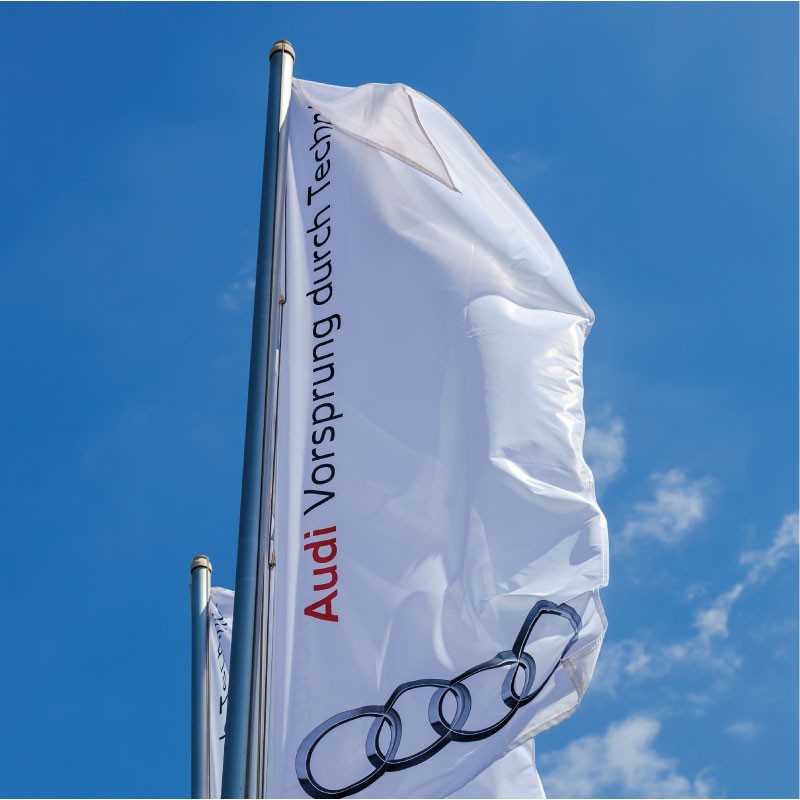 Mástil de Aluminio de 6 y 8 m. Con Driza Externa