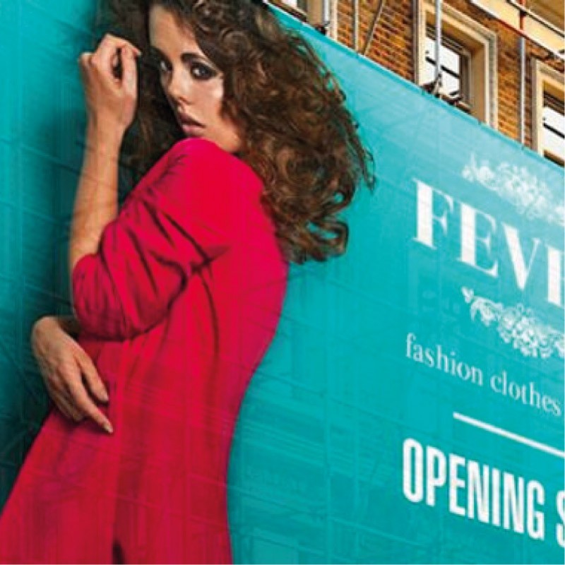 Pancartas Lona PVC. Microperforada 350 gr.