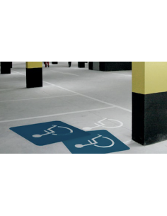 Plantilla para Señalización de Suelo / Aluminio / Minusválidos 2