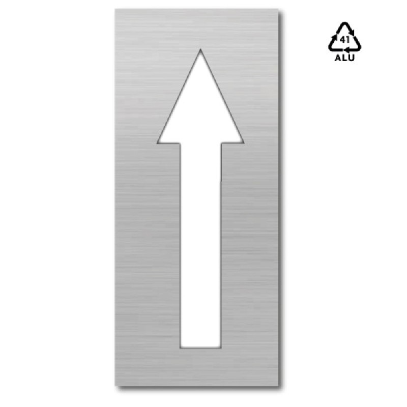 Plantilla Señal. Flecha Recto 1