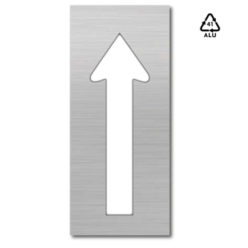 Plantilla Señal. Flecha Recto 4
