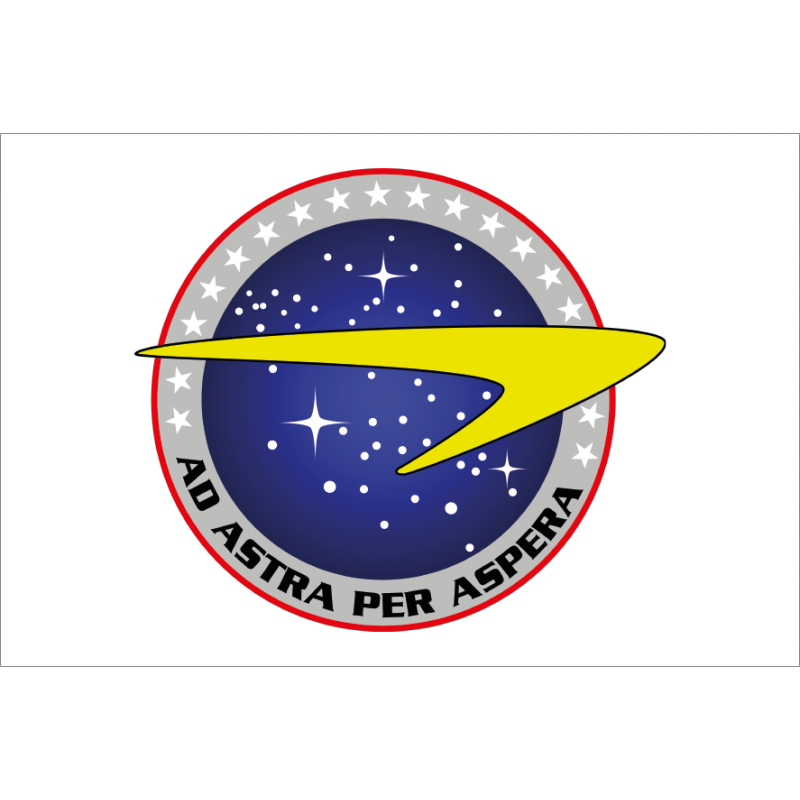 Bandera Ad astra per Aspera