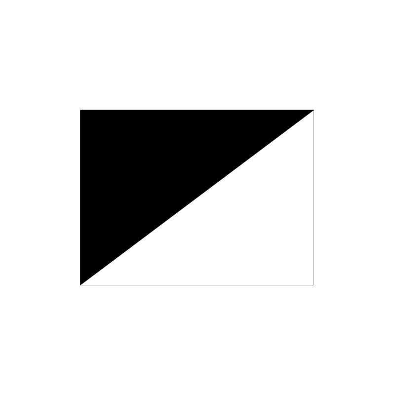 Bandera Blanca y Negra