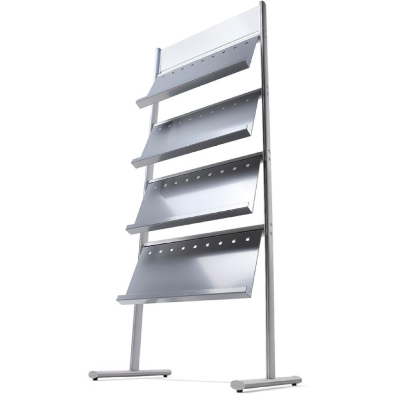 Expositor de Pie. 4 Estantes 12/A4