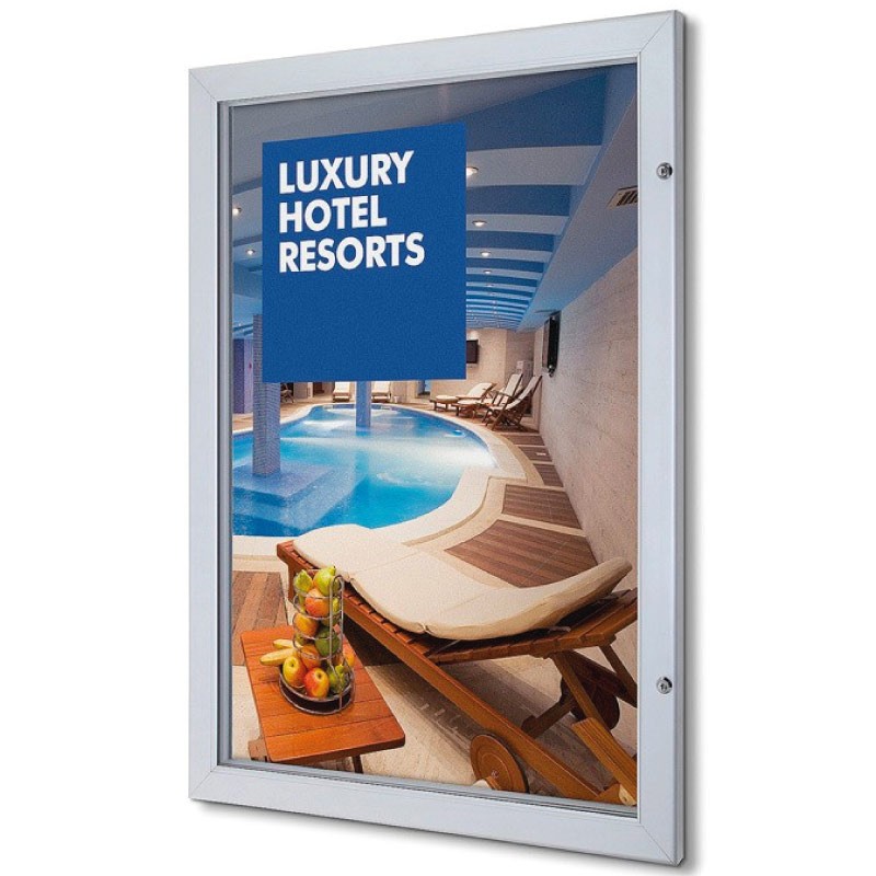 Marco de Aluminio 70x100 cm. Antihumedad. Con Cerradura