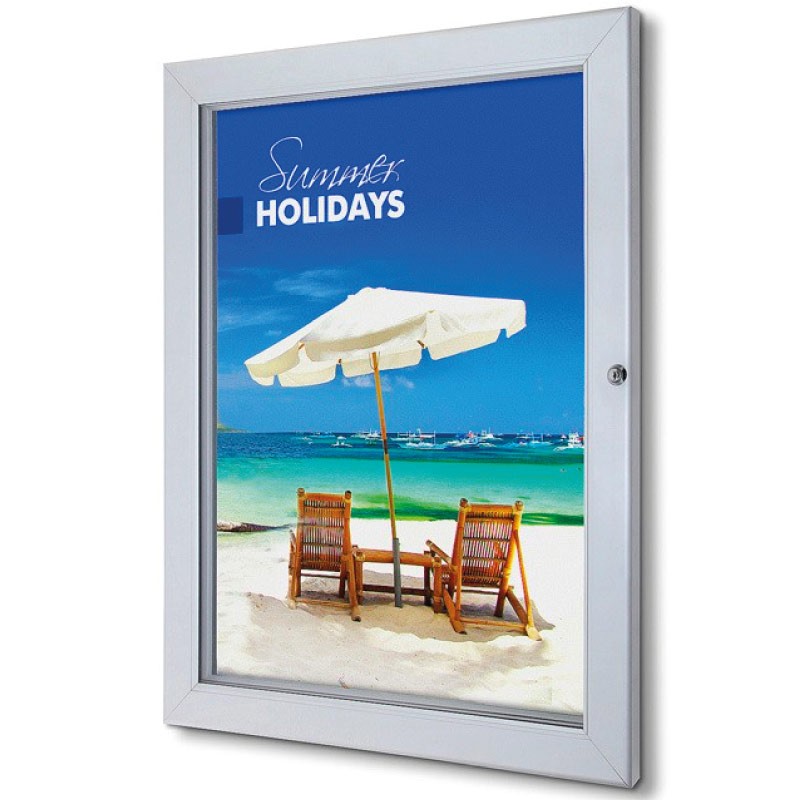 Marco de Aluminio 50x70 cm. Premium. Con Cerradura