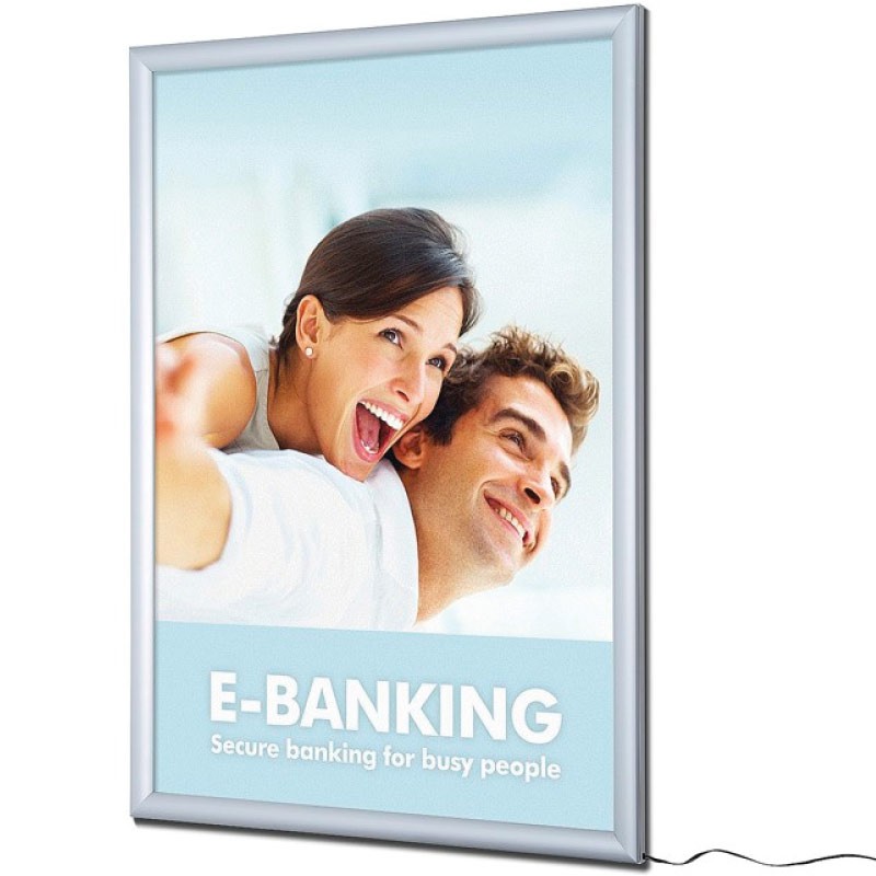 Marco Aluminio 70x100cm. LED 1 C