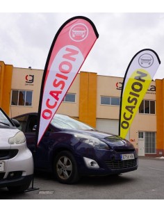 BASES PARA FLY BANNER DE ALUMINIO Y FIBRA DE VIDRIO 2