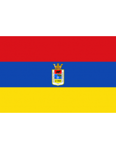 Bandera de Los Palacios y...