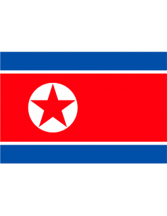 Bandera de Corea del Norte
