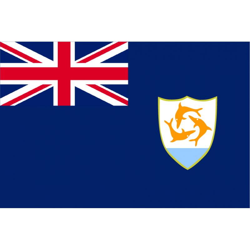 Bandera de la Isla de Anguilla