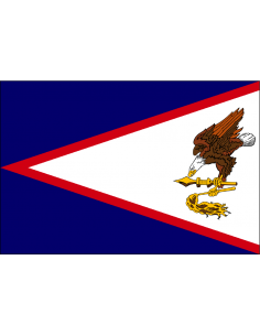Bandera de la Isla de Samoa...