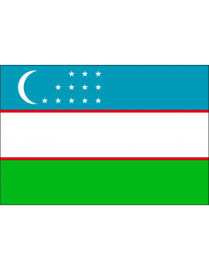 Bandera de Uzbekistán
