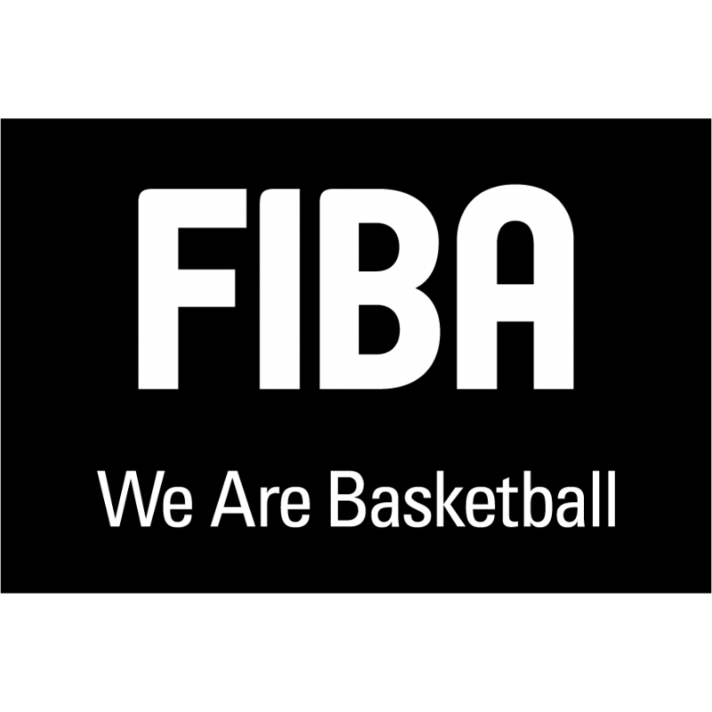 Bandera de la FIBA. Federación Internacional de Baloncesto