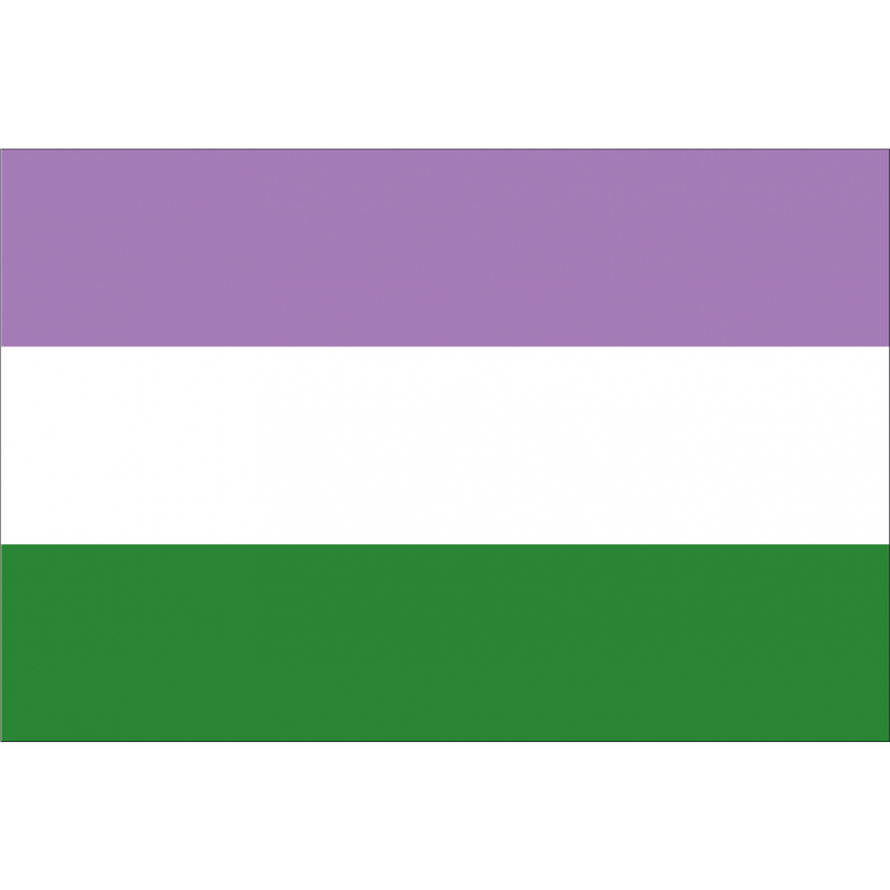 Bandera Genderqueer No Binario