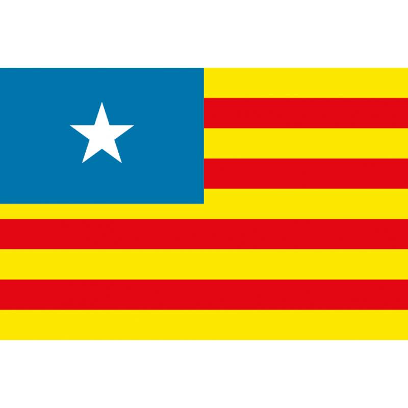 Bandera de Cataluña Estelada Yanqui