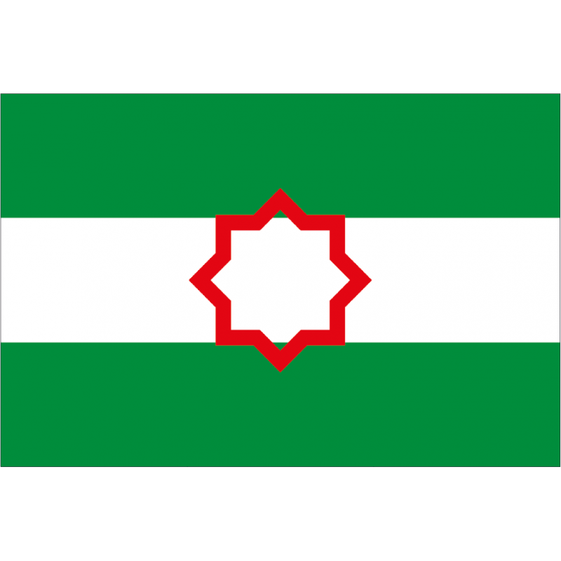 Bandera Nacionalista de Andalucía Estrella 8 Puntas