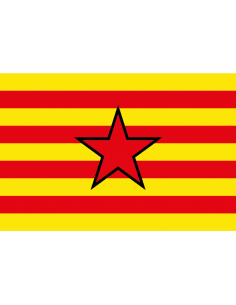 Bandera de Aragón Estrelada