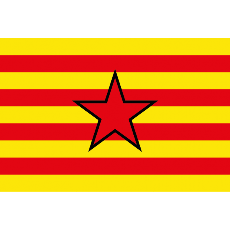 Bandera de Aragón Estrelada