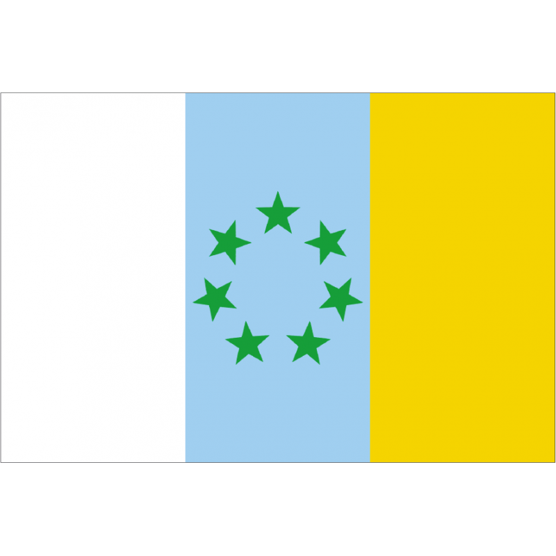 Bandera de Canarias 7 Estrellas