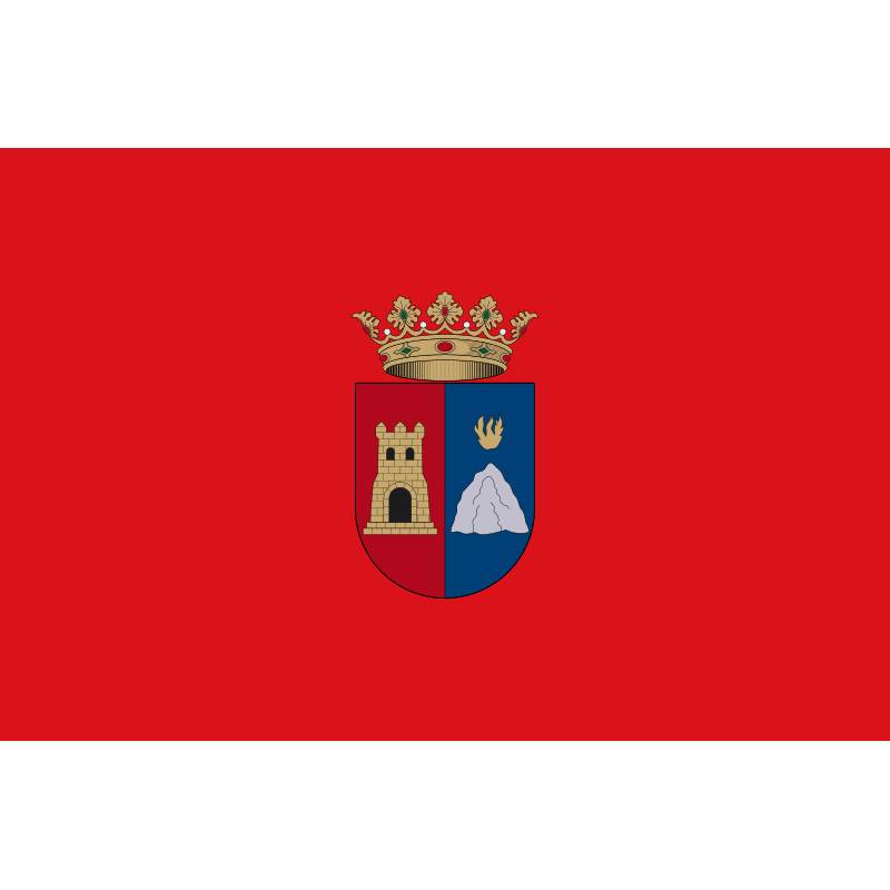 Bandera de Alcoleja
