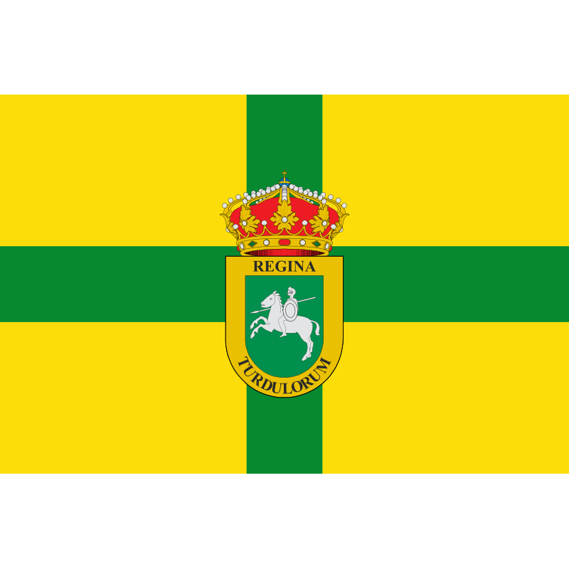 Bandera de Casas de Reina