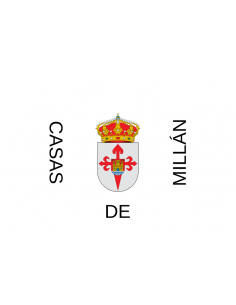 Bandera de Casas de Millán