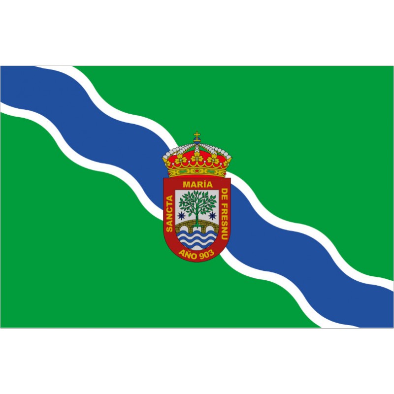 Bandera de Fresno de Río Tirón