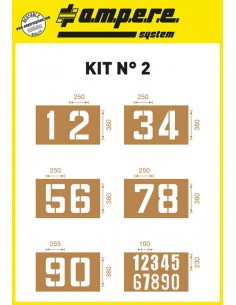 Kit 6 Plantillas. Números