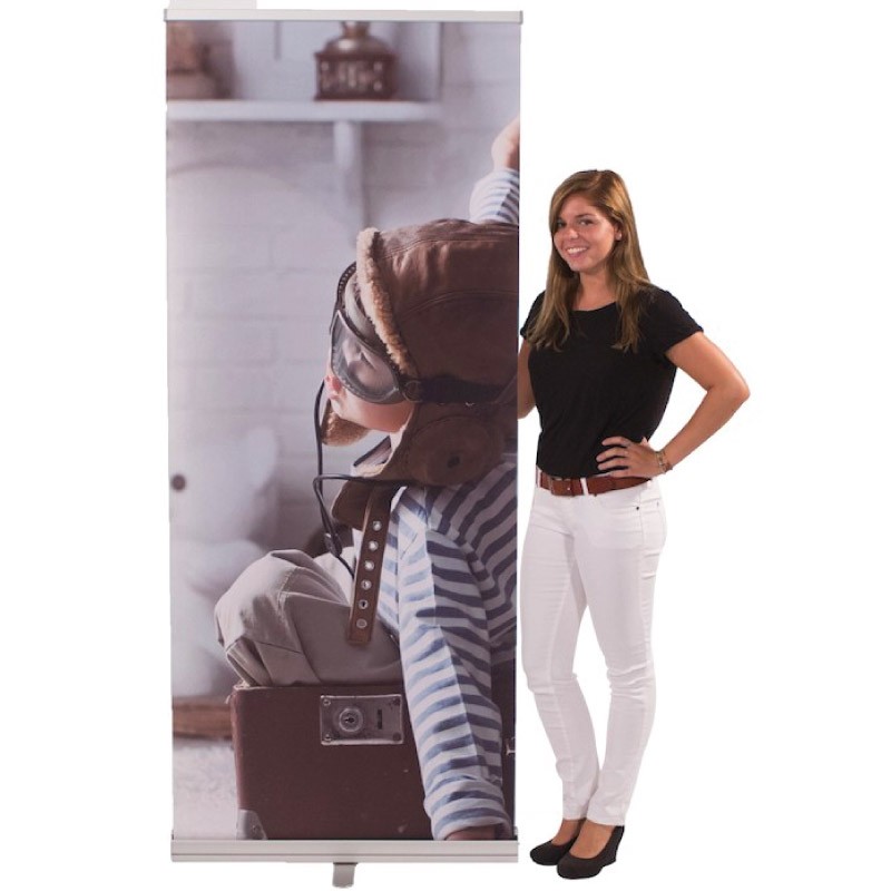 Roll-Up Banner Basic Plata
