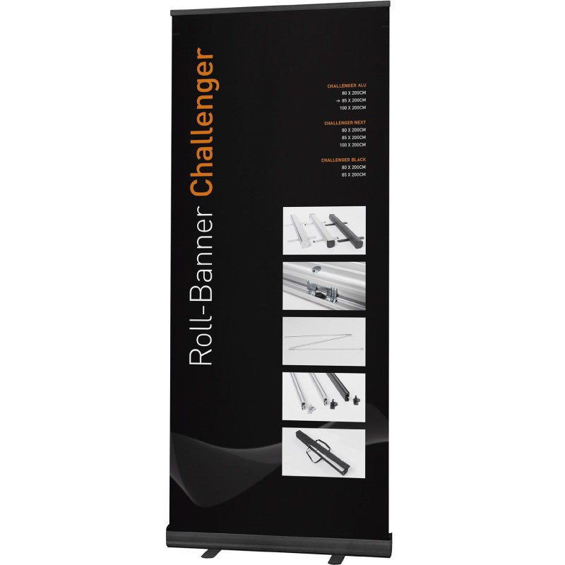 Roll-Up Banner Challenger Negro