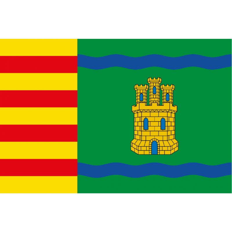 Bandera de Alcolea de Cinca