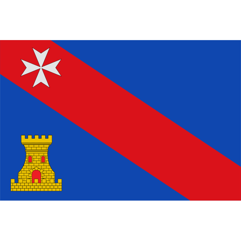 Bandera de Binéfar