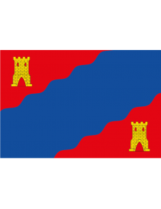 Bandera de Alhama de Aragón