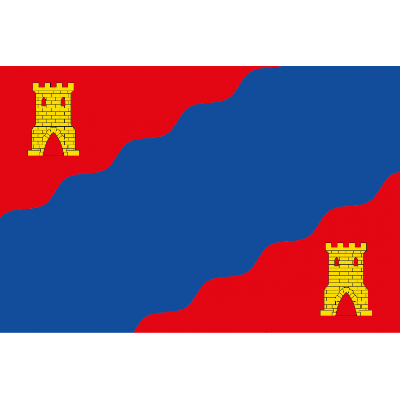 Bandera de Alhama de Aragón