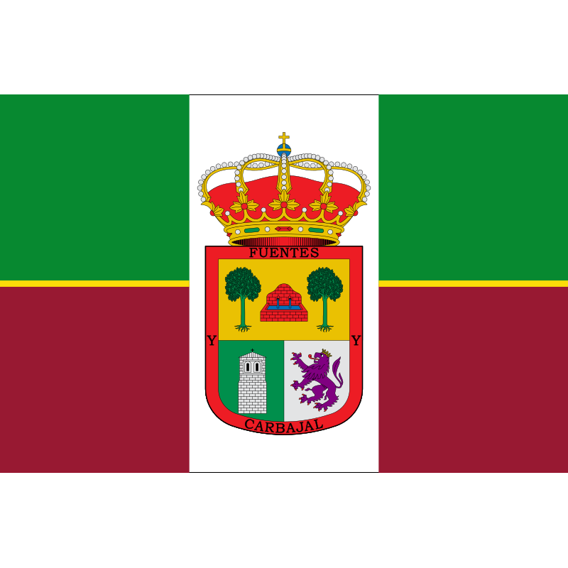 Bandera de Fuentes de Carbajal