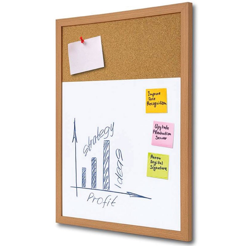 Pizarra Blanca de Madera / Corcho