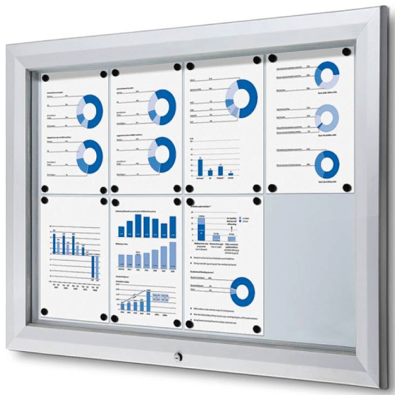 Vitrina de Exterior Magnética 8xA4