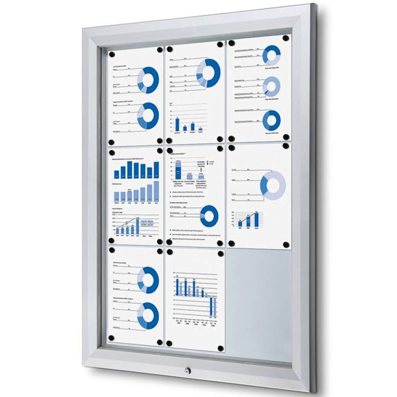 Vitrina de Exterior Magnética 9xA4