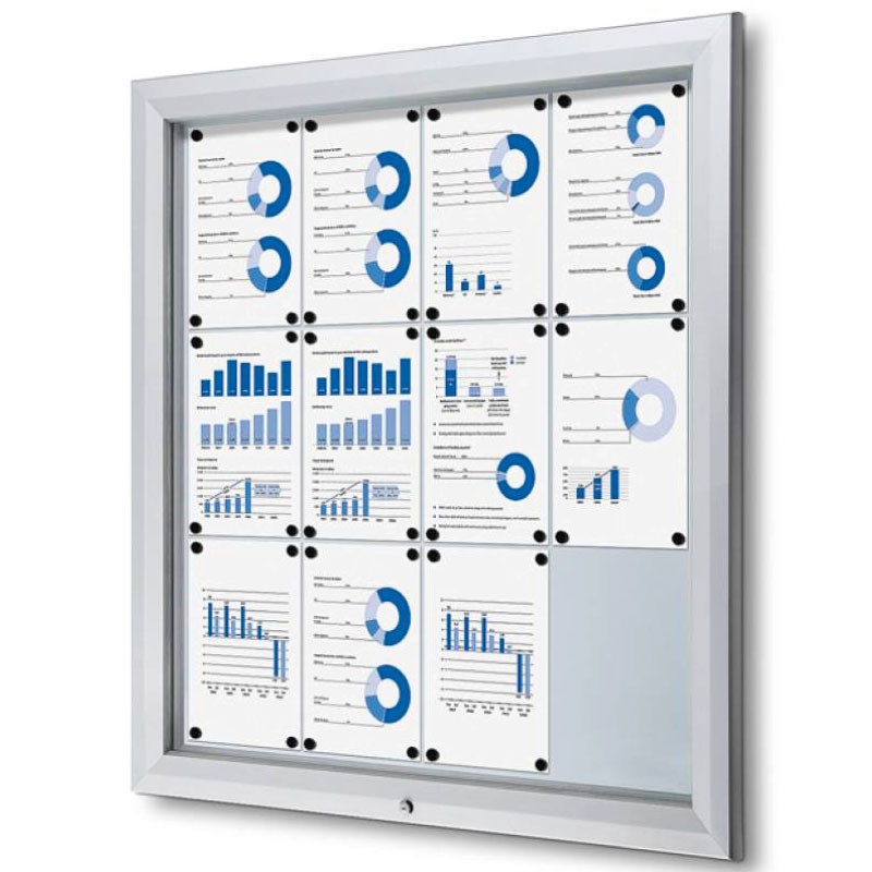 Vitrina de Exterior Magnética 12xA4