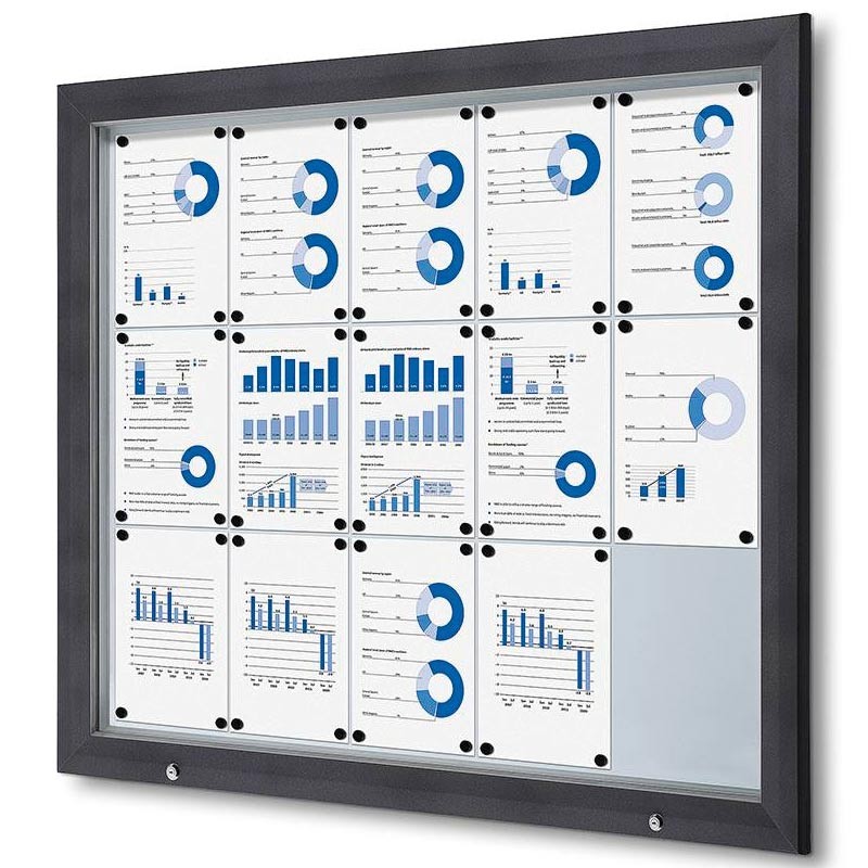 Vitrina de Exterior Magnética 15xA4