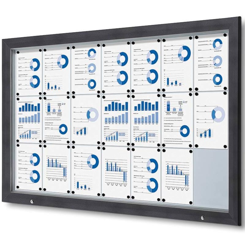 Vitrina de Exterior Magnética 21xA4