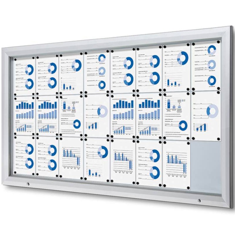 Vitrina de Exterior Magnética 24xA4