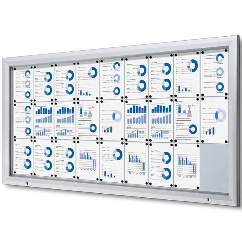Vitrina de Exterior Magnética 27xA4