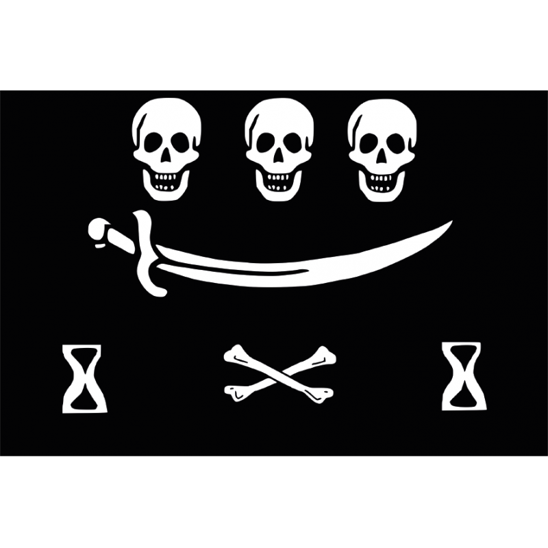 Bandera Pirata. Modelo 8