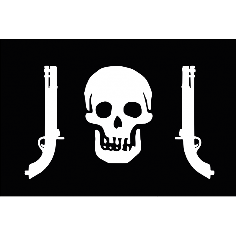 Bandera Pirata. Modelo 28