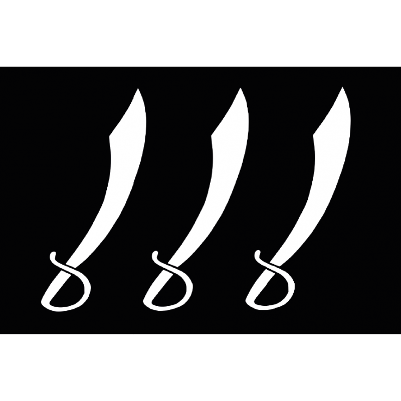 Bandera Pirata. Modelo 35